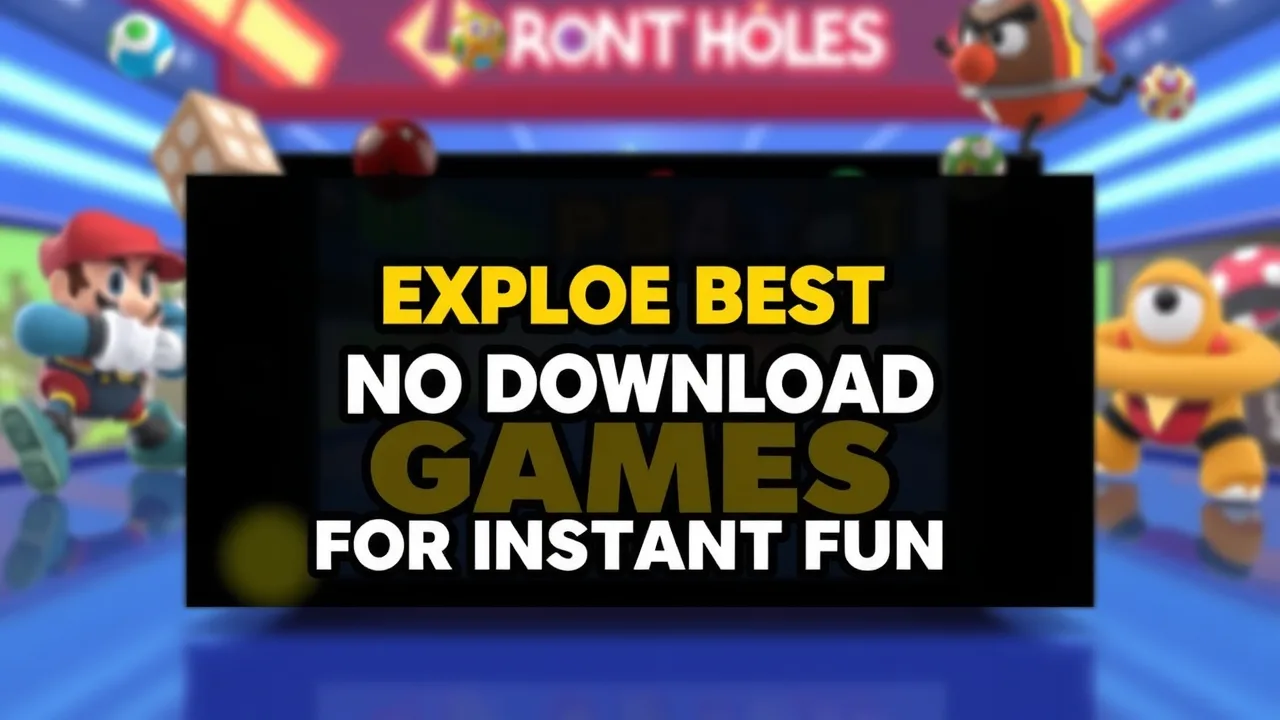 Explore the Best No Download Games for Instant Fun image