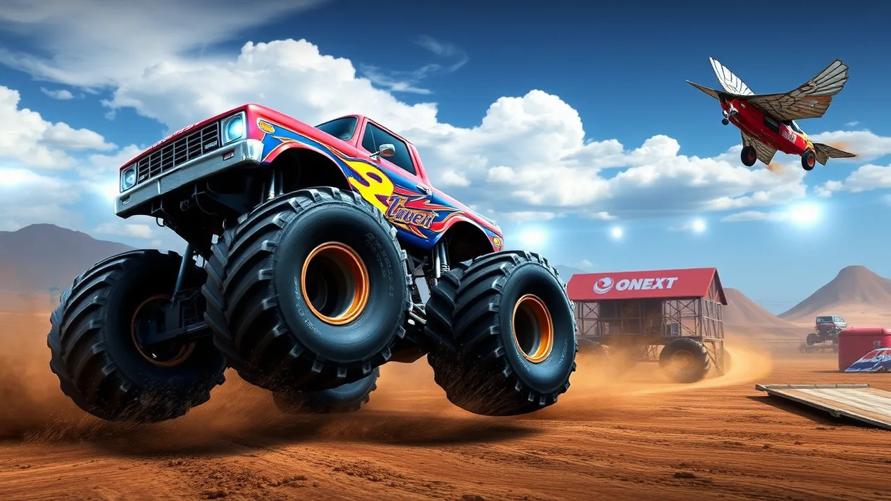 Monster Truck Speed Stunt: The Ultimate Racing Thrill image