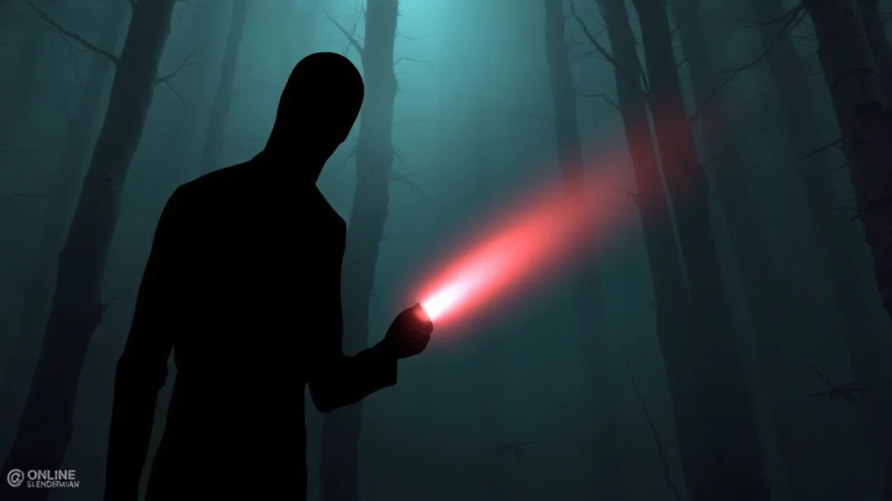 Survive the Forest in Online Slenderman Today image