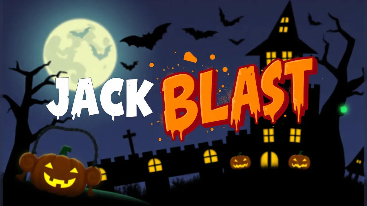 Spooky puzzleblock action in Jack Blast image