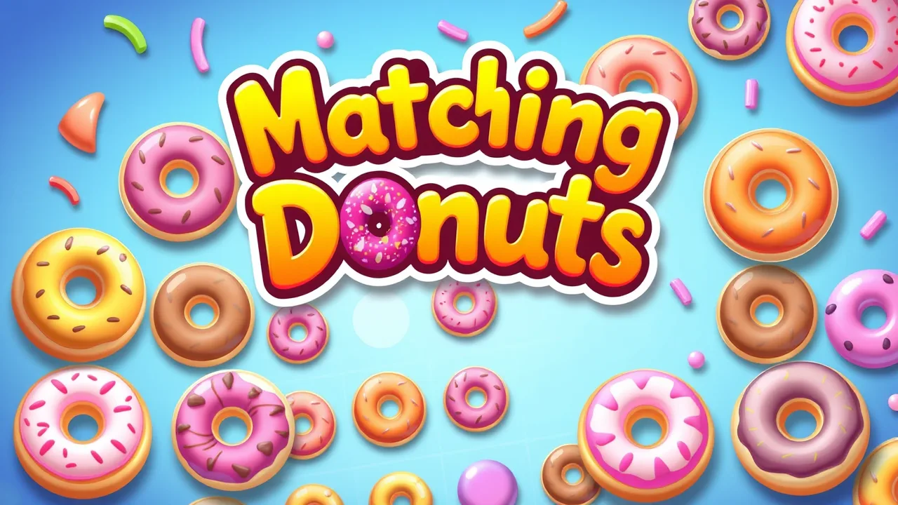 Sweet Match 3 Fun with Matching Donuts image