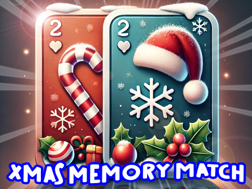 Fun Christmas Memory Match Card Game for Kids image