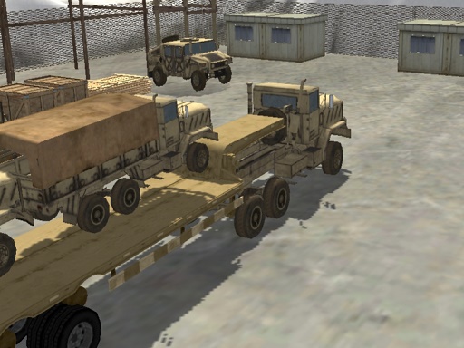 Strategic Transport Army vehicle truck driving Offroad Action image