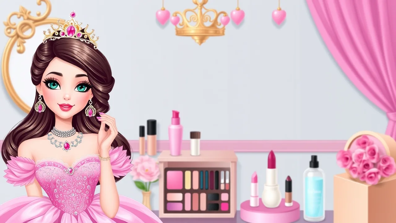 Sweet Princess Makeup Party Fashion Fun image