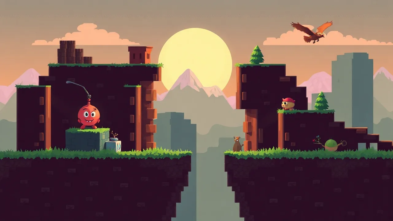 Challenging Pixel Adventures with hard crazy pixel games image