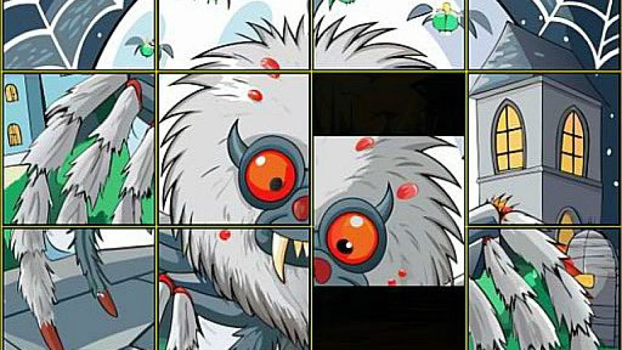 Spooky Slider Halloween Puzzle Fun for Kids image