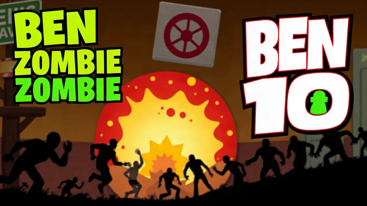 Survive the Apocalypse in Ben 10 Zombie Games image