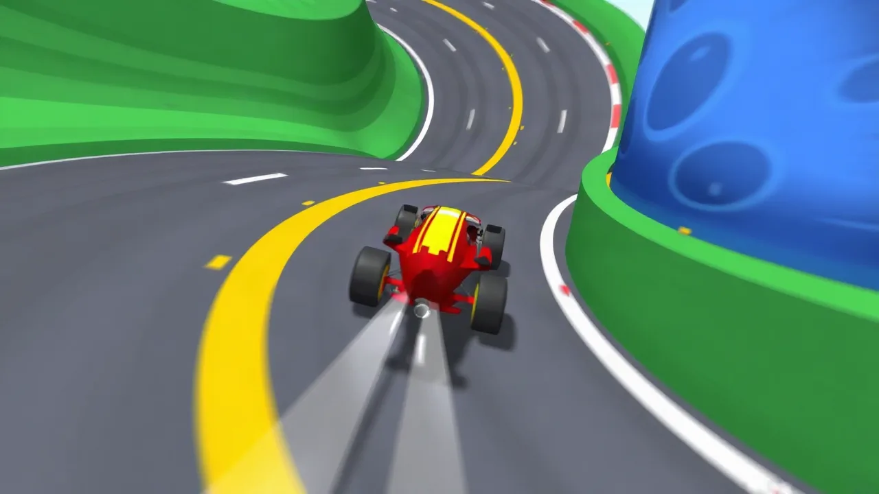 Racing Through Every Turn in the Wheel Game image