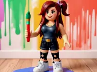 BTS Roblox Coloring image