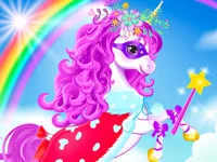 image bg Baby unicorn dress up