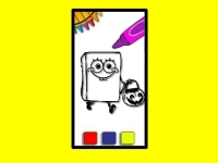 SpobgeBob Halloween Coloring Book image