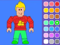 Roblox Coloring Game image