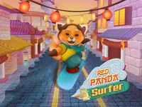 image bg Red Panda Surfer