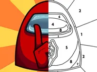image bg Among Us Coloring Book 1