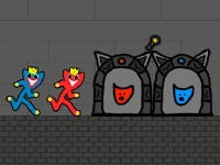Red and Blue Stickman Huggy 2 image