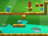 Fire And Water In Dino World image