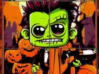 Franky & Vampire Halloween Puzzle image