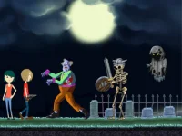 Creepy Clowns in the Graveyard image