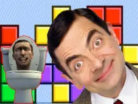 Mr Bean Skibidi Tetris image