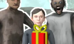 Schoolboy and Granny: Birthday