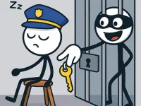 Thief Puzzle Long Hand Game image