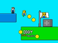 Obby vs Bacon Rainbow Parkour image