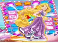 Princess Rapunzel Puzzles Match3 Games Online image