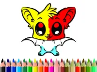 Cute Bat Coloring Book image