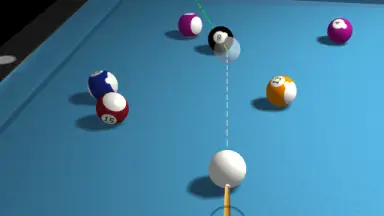 8 ball pool crazy games image